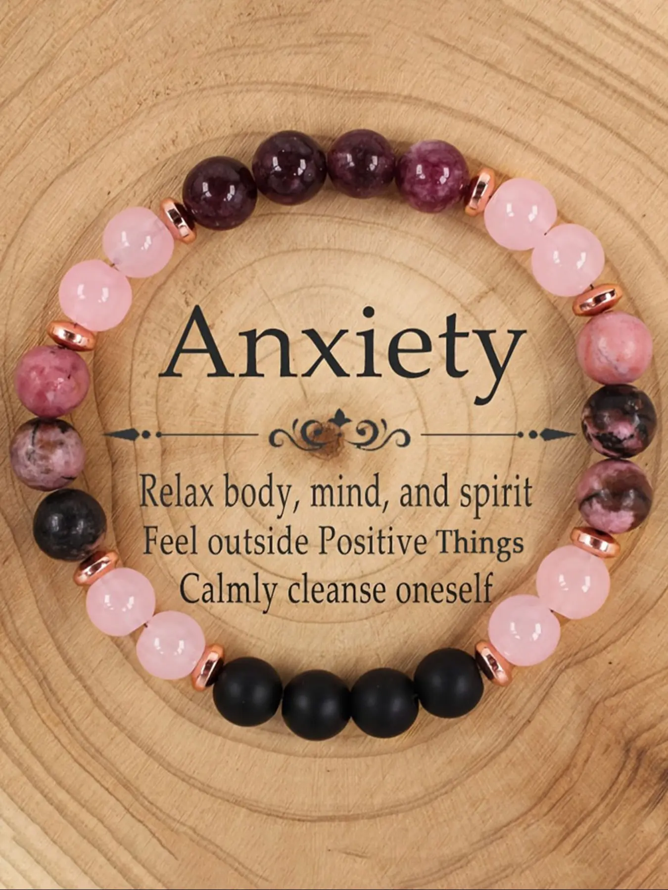 Natural Stone Garnet Bracelet for Women, Anxiety Relief Friendship Jewelry Gift, Relaxing Hand Chain Accessory for Friends, Natural Gemstone Bracelet Jewelry Bracelets
