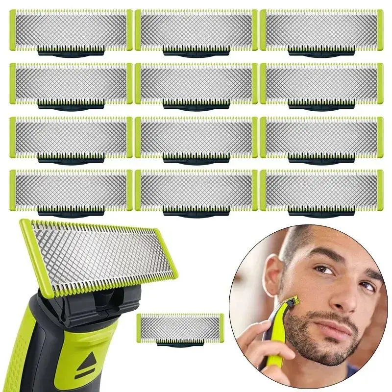 Replacement Blade Set for Oneblade Small T Razor Head Qp210/50 2523 2630 2527qp652, Mustache Razor Accessories, Perfect Gift for Men