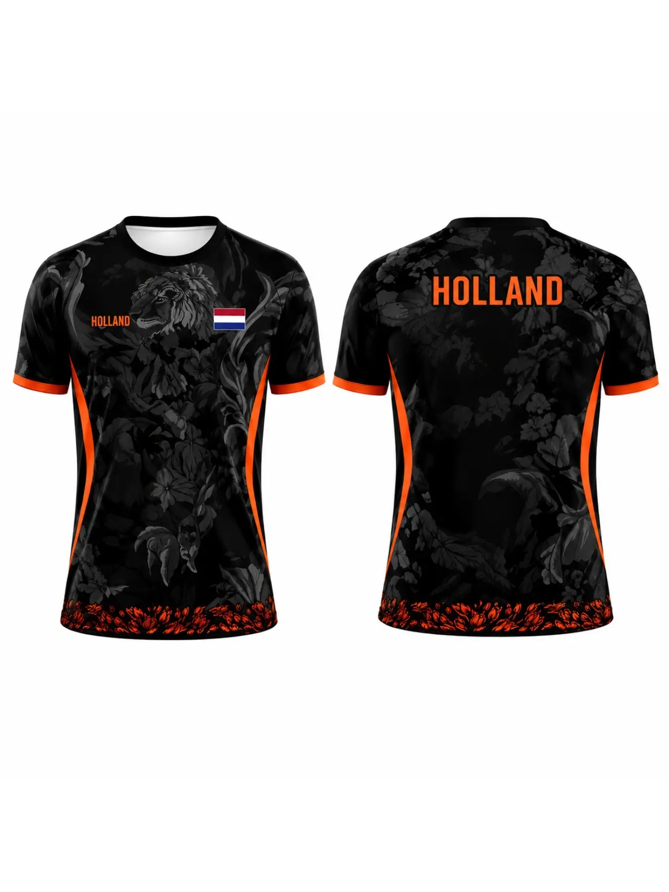 Netherlands Flag 3D Summer Men's Print Soccer Jerseys, Soccer Shirts, Casual Sports Jersey Breathable Short Sleeve, Gym Workout, Football Jersey, Fan Essential