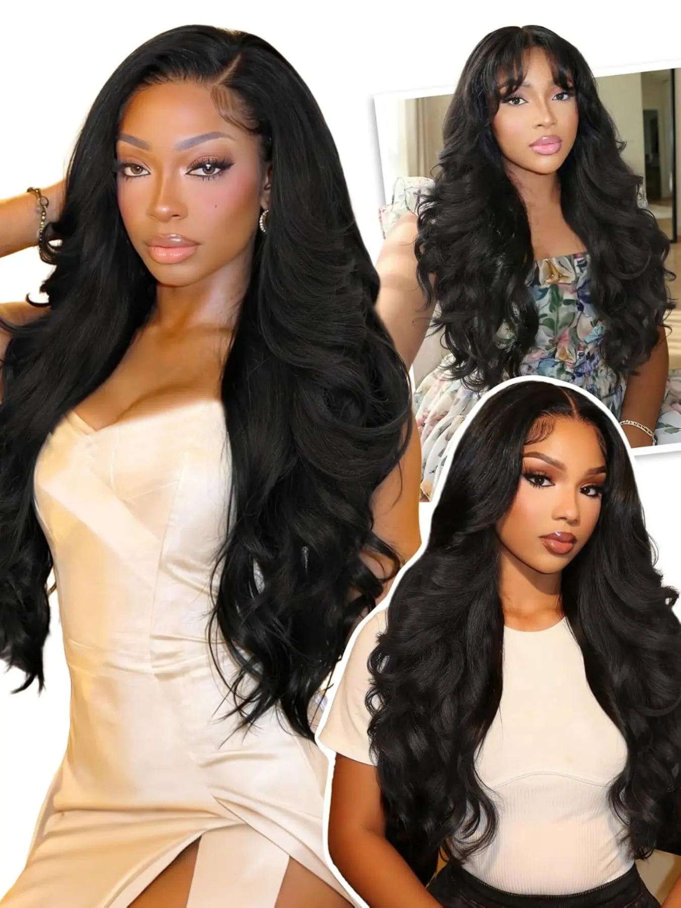 Yaki Curly Wig 26 Inch Synthetic Hair Wig, Glueless U Part Wig, Fluffy Wavy Flip Curls, Heat Resistant, Ideal for Women's Daily Party Use