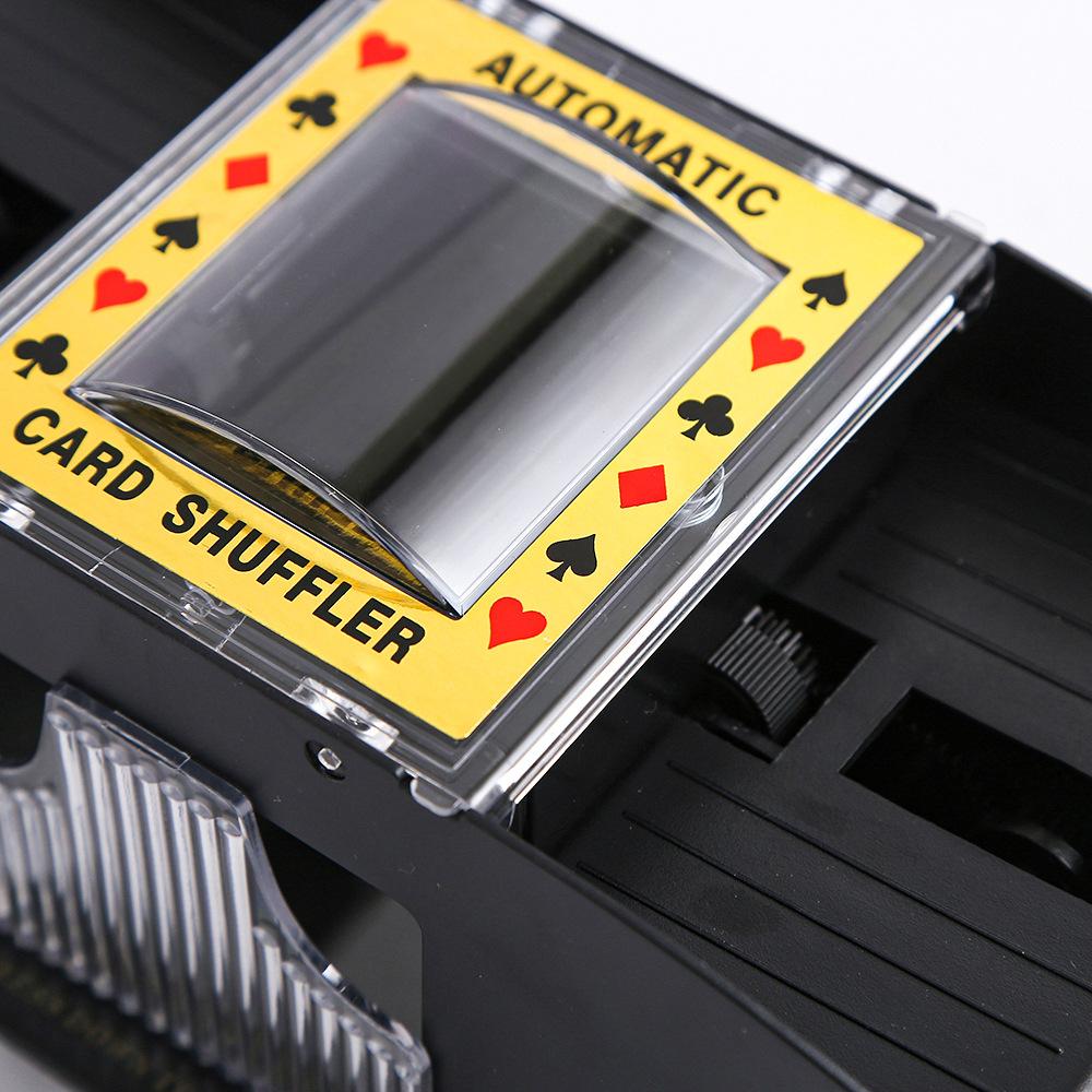 2 Deck Automatic Card Shuffler Poker Cards Shuffling Machine Casino Playing Game