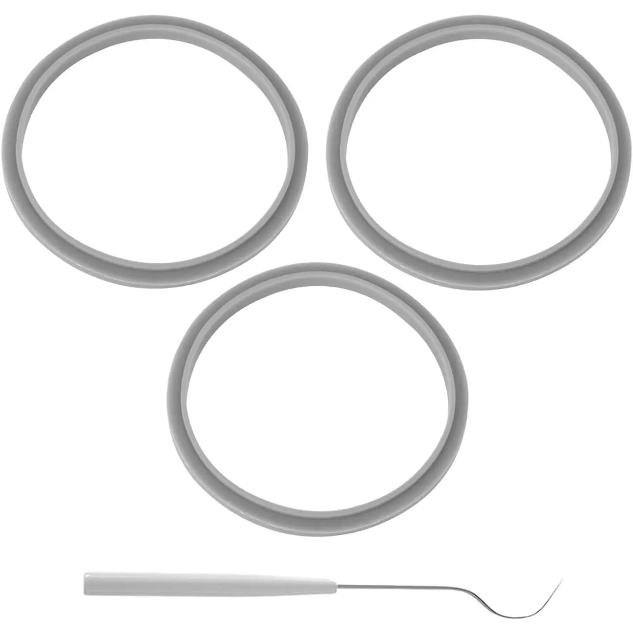 3-pack Sealing Gaskets Replacement Parts Fits for NutriBullet Blenders 600w/900w Extractor Blade