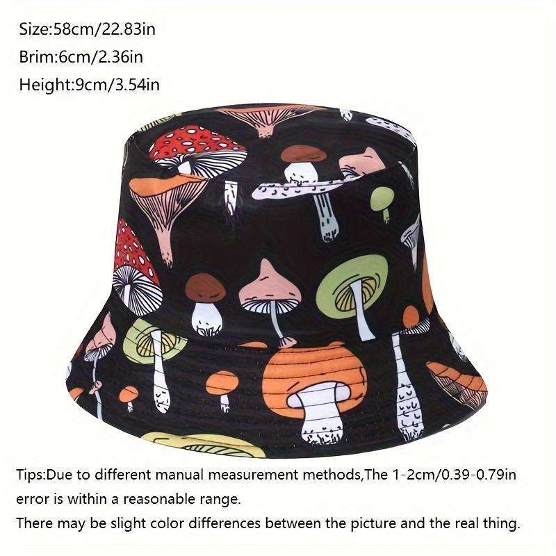 NewCute Cartoon Print Bucket Hat  Animal Graphic Lightweight Sun Hats Outdoor Sunscreen Fisherman Cap