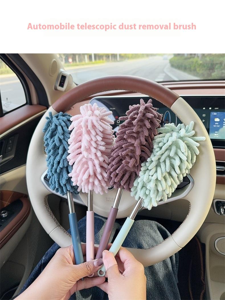 Car dust duster, practical cleaning tool for cars, extendable ash removal mop, soft bristled car brush, and car cleaning tool Car dust duster, practical cleaning tool for cars, extendable ash removal mop, soft bristled car brush, and car cleaning tool