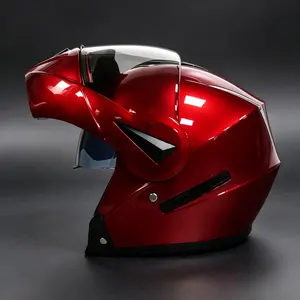 Convertible Motorcycle Riding Helmet with Dual Lenses, Dot Certified, Unisex Full Face, All-Season Safety Helmet for Motorcycles and Scooters