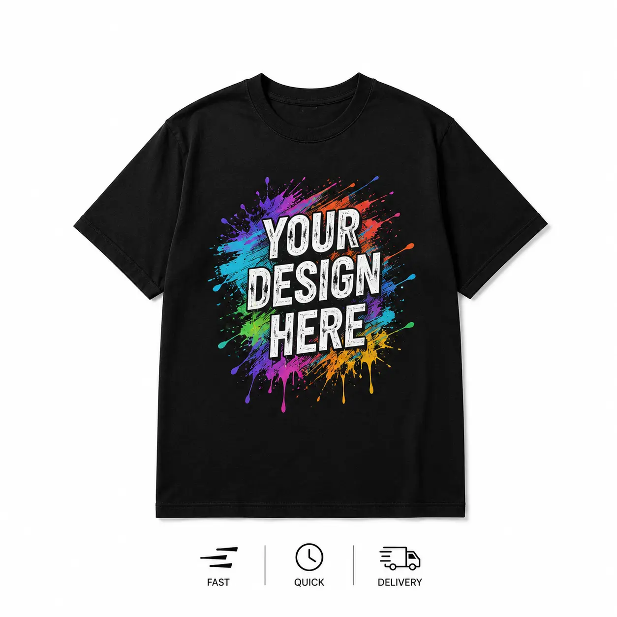Unisex Sporty Chic T-Shirt, Streetwear Style Graphic Print Top, Shortsleeve Round Neck Slim Fit, Vibe, Fashion, Digital Print, Smooth, Lightweight, Breathable, Fabric, Printed