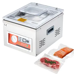 Fathersdaygift VEVOR Chamber Vacuum Sealer, 260W Sealing Power, Vacuum Packing Machine for Wet Foods, Meats, Marinades and More, Compact Size with 10.2 in Sealing Length, Applied in Home Kitchen and Commercial Use