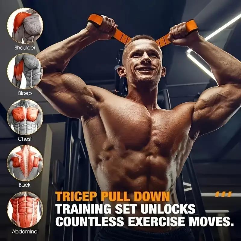 Heavy-Duty Adjustable Resistance Training Equipment, Workout Straps, 225 lbs Resistance Band for Full-Body Strength Training (Arms, Back, Core and Shoulders), Home & Gym Workout Heavy-Duty Adjustable Resistance Training Equipment, Workout Straps, 225 lbs Resistance Band for Full-Body Strength Training (Arms, Back, Core and Shoulders), Home & Gym Workout