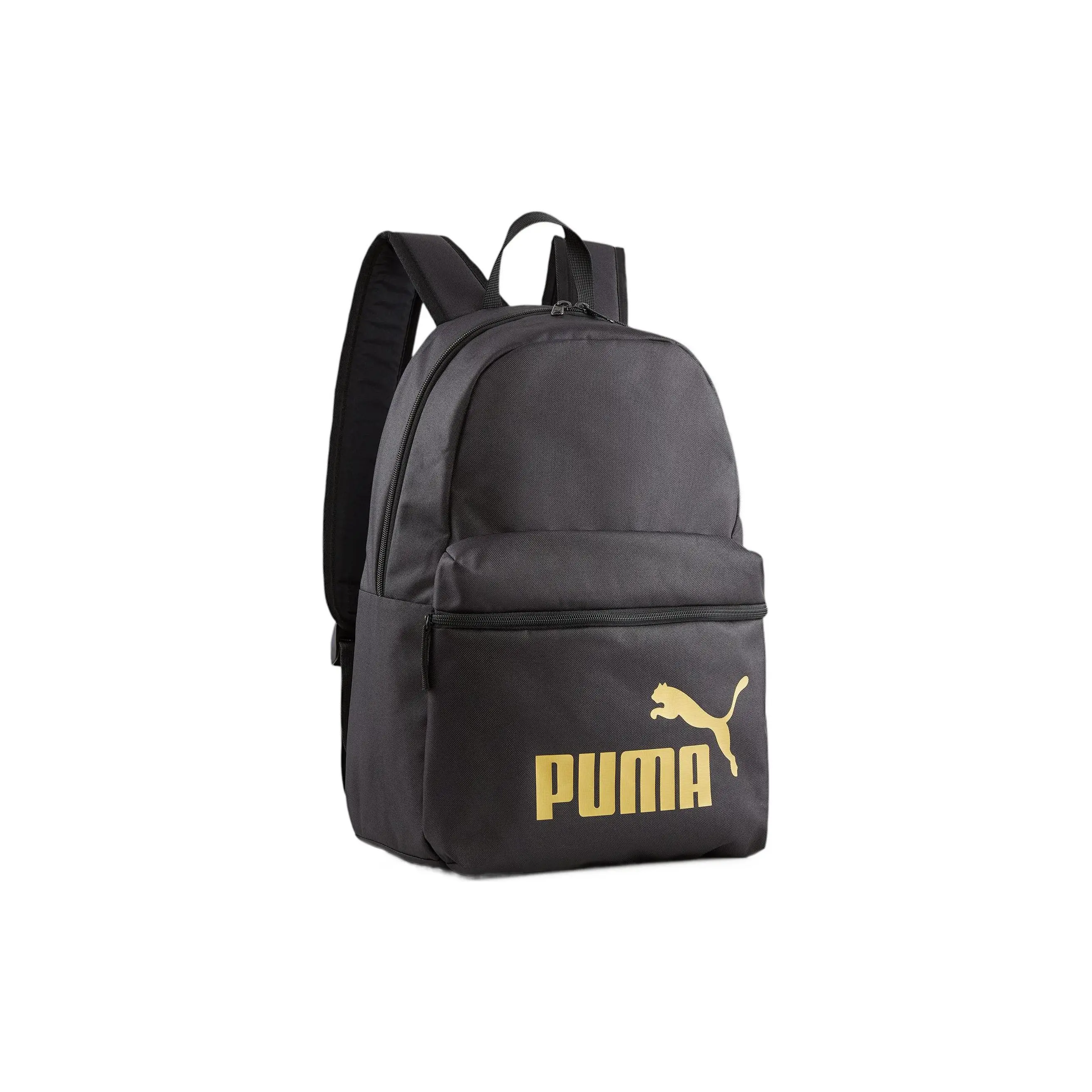 PUMA Phase Classic Sporty Casual Polyester Backpack for Men and Women, Black