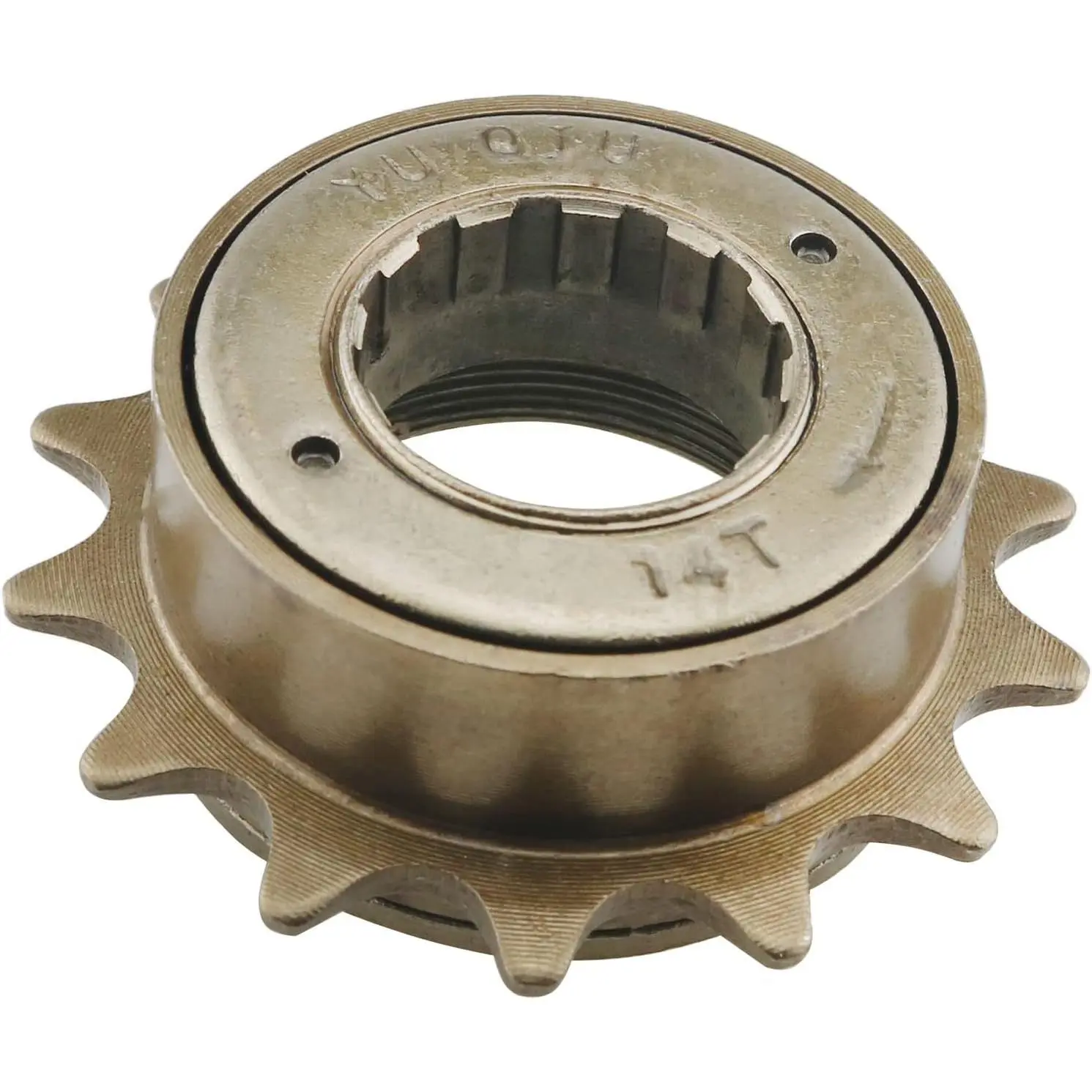 Steel  Road Freewheel Bronze 14T  34MM Single Speed Freewheel Flywheel Sprocket  Accessory