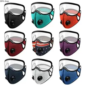 Outdoor Cycling Protective Face Mask with Detachable Lens, Dustproof Filter, Wind-Warming & Breathable Multi-Color Sports Cover for Motorcycle Riding, Hiking (Fashion Accessories)