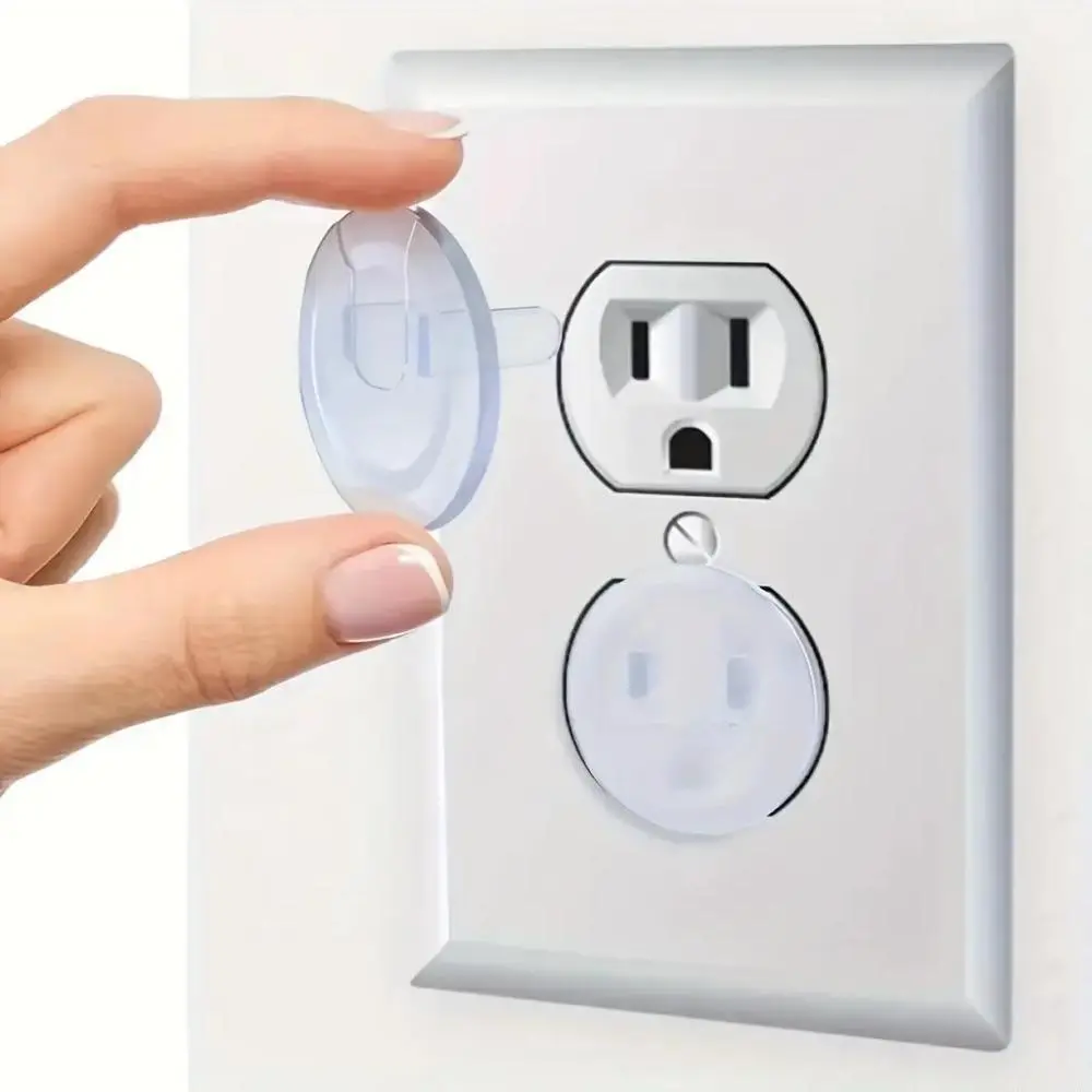2026 New 2-Hole Socket Covers, 16/32 Pack Anti-Shock Outlet Plug Guards for Adults, Easy to Remove Home Electrical Safety Protection Caps Secure Against Curious Touches