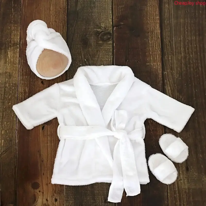 Unisex Baby Wrap Bathrobe Set, Adjustable Belt Infant Loungewear, All-Ages Newborn Pajama Outfit, Cute Gender-Neutral Sleep Apparel, Thoughtful Newborn Gift for Baby Shower, Daily Bath Time & Nighttime Sleeping for Toddler Boys and Girls