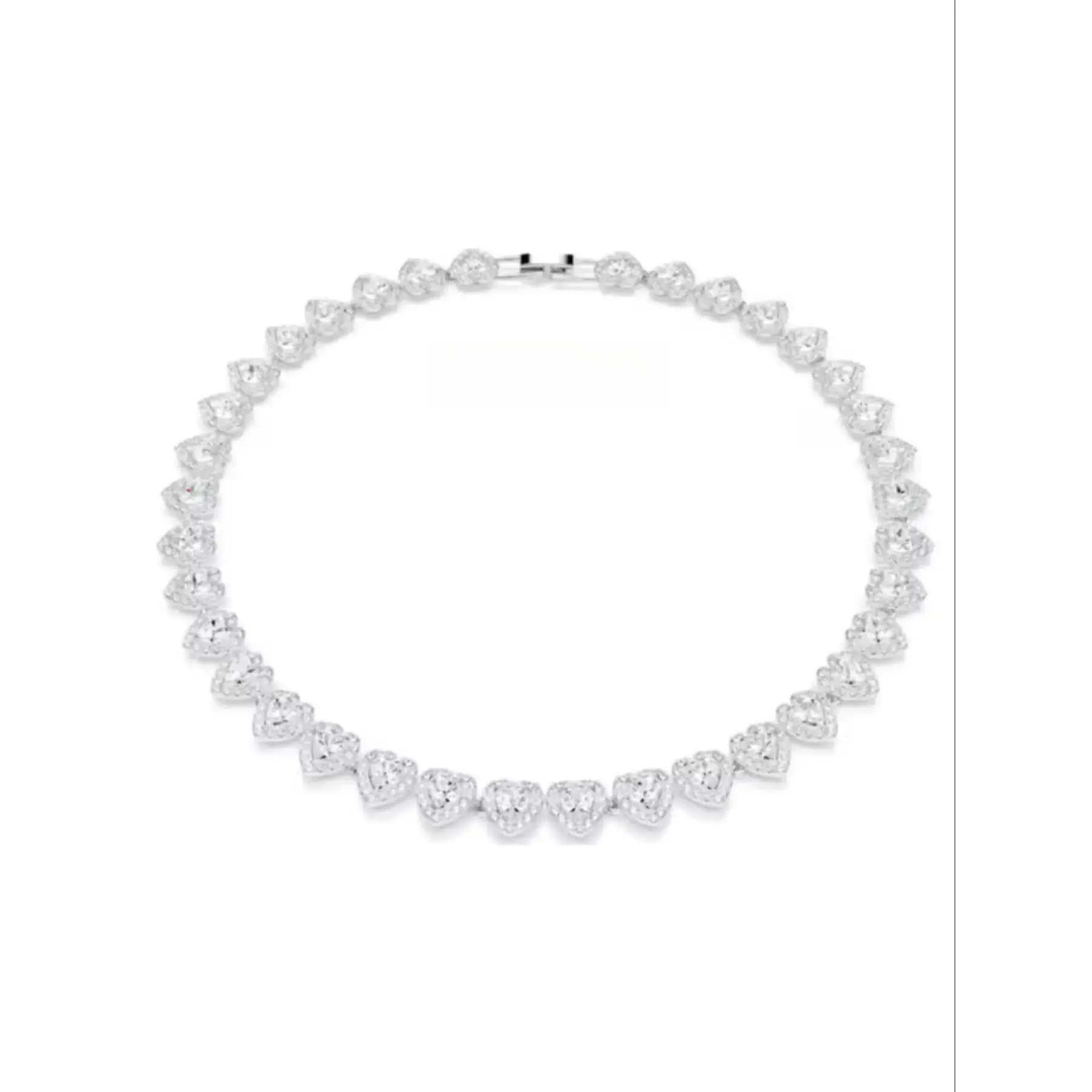 S925 Sterling Silver Exquisite Heart Necklace for Women, Elegant All-Match Pendant Jewelry for Daily Wear and Party, One Size