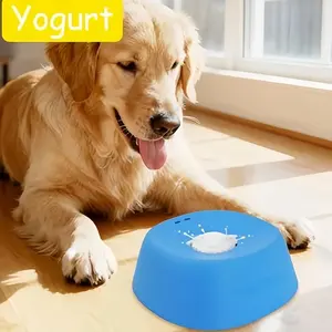 1-piece slow feeder dog bowl (for liquid snacks), [built-in rolling ball] leak-proof bone broth licking bowl, multi-functional puppy yogurt feeding bowl, suitable for meal supplementation/post-surgery nutrition feeding for all dog breeds. Pet Valentine's