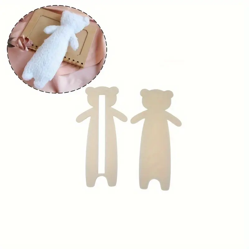 Cute Teddy Bear Acrylic Template, Quilted Pattern, Ideal for Handcrafts and Sewing Projects, Durable Template, Essential for Sewing