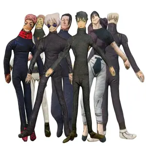 JJK Anime Gojo Satoru Geto Suguru Plush Gojo Satoru Plushies Doll Slender Twistable Shape Stuffed Toys Room Decoration gift 38cm