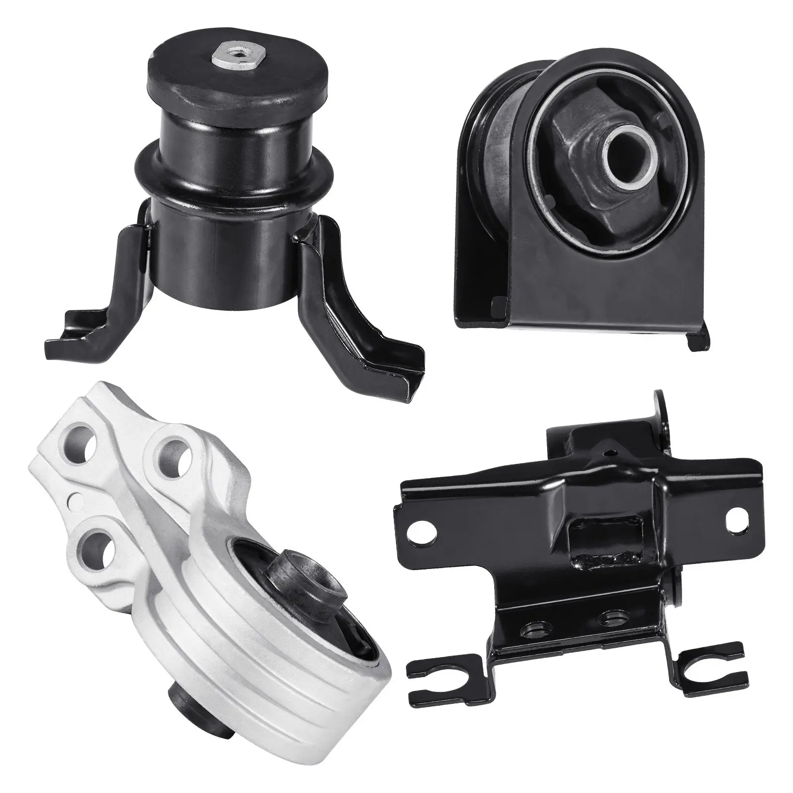 【DealsForYouDays】VEVOR Engine Motor Mount and Transmission Mount Kit Replacement, Set of 4, Compatible with 2009–2012 Ford Escape 2.5L L4, Replace OE# A5446, A5481, A5412, A5441, Secure Support