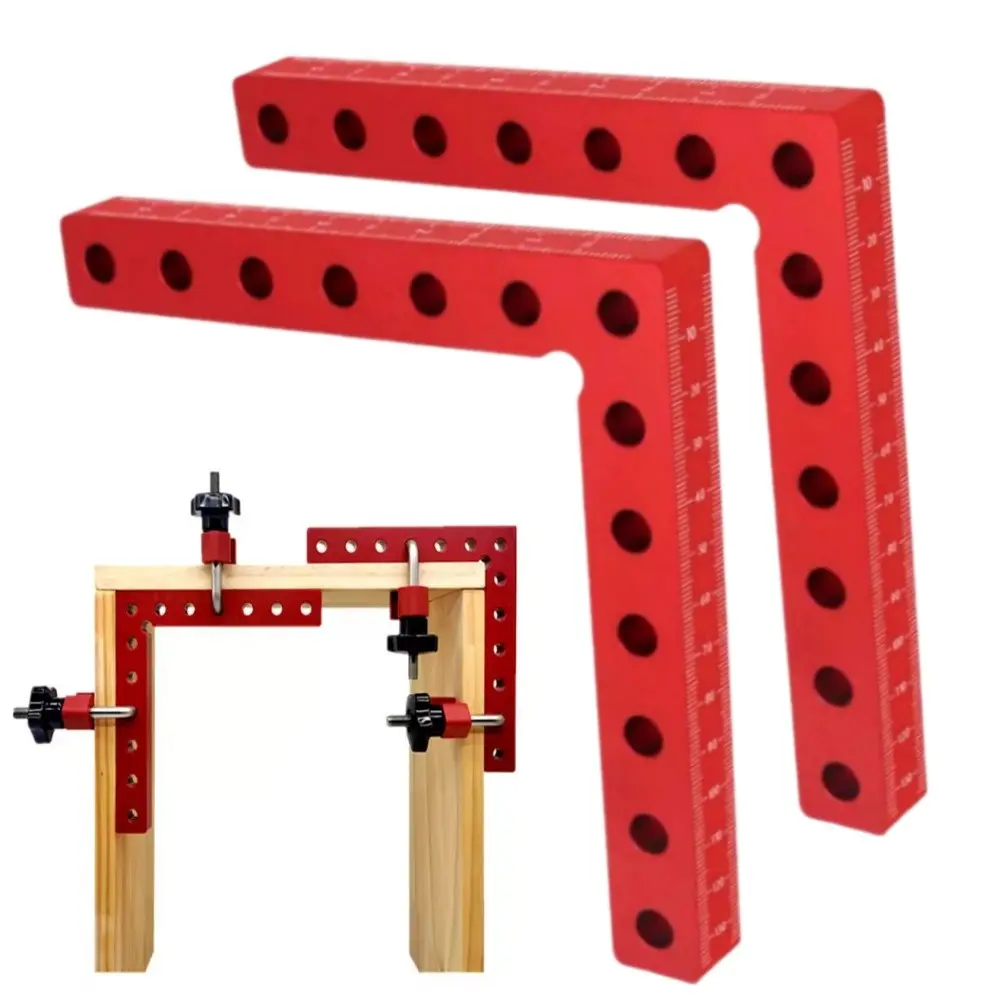 140mm woodworking positioning right angle clamp, woodworking 90 degree angle fixing clamp, aluminum alloy angle clamp tool, woodworking measuring tool, woodworking fixture, Corner Clamp
