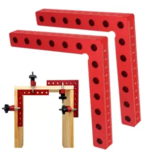 140mm woodworking positioning right angle clamp, woodworking 90 degree angle fixing clamp, aluminum alloy angle clamp tool, woodworking measuring tool, woodworking fixture