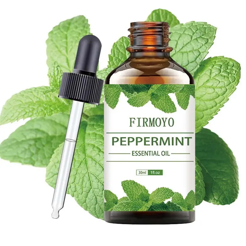 30 mL Peppermint Essential Oil, Botanical Peppermint Essential Oil, for massage, showering, skincare, and general care of the face, body, nails, hair, and eyelashes