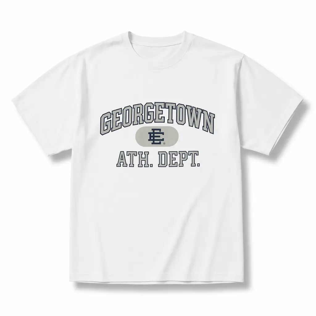 Georgetown Athletic Dept Graphic T-Shirt – Vintage College Unisex T-Shirt Trendy Shirt