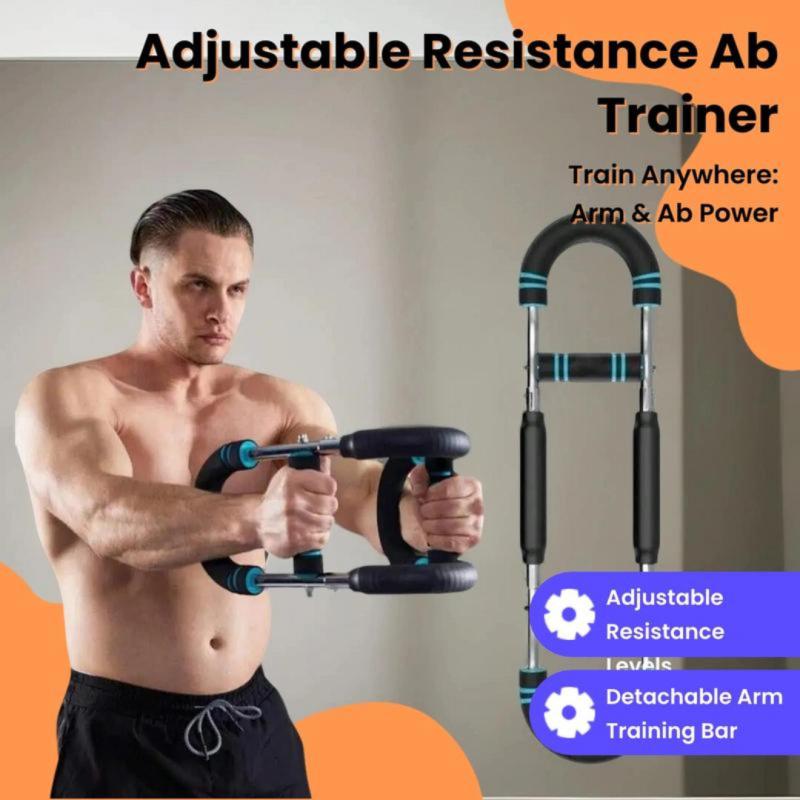 Adjustable Resistance Arm & Ab Trainer, Detachable Arm Strength Training Bar, Adjustable Sport Bar, Multifunctional Fitness Equipment for Home Gym, Workout Equipment, Summer Essentials, Fitness Accessories
