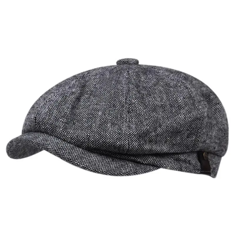 Unisex Vintage British Style Newsboy Hats Soft Herringbone Berets Classic Painters Hats For Mens Womens Retro Warm Flat Caps Ideal For Daily Casual Travel Outdoor Streetwear All Season Fashion Headwear Accessory