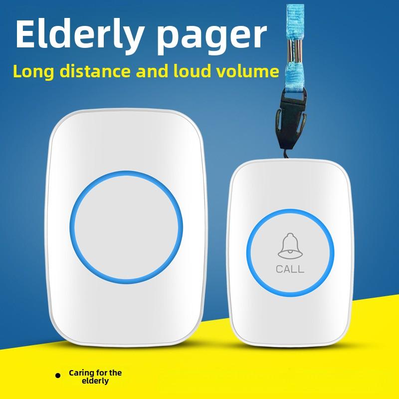 Wireless Home Elderly Call Bell Long Distance Bedside Help Button for Patients Caregiver Reminder Safety Alert Bell Wireless Home Elderly Call Bell Long Distance Bedside Help Button for Patients Caregiver Reminder Safety Alert Bell