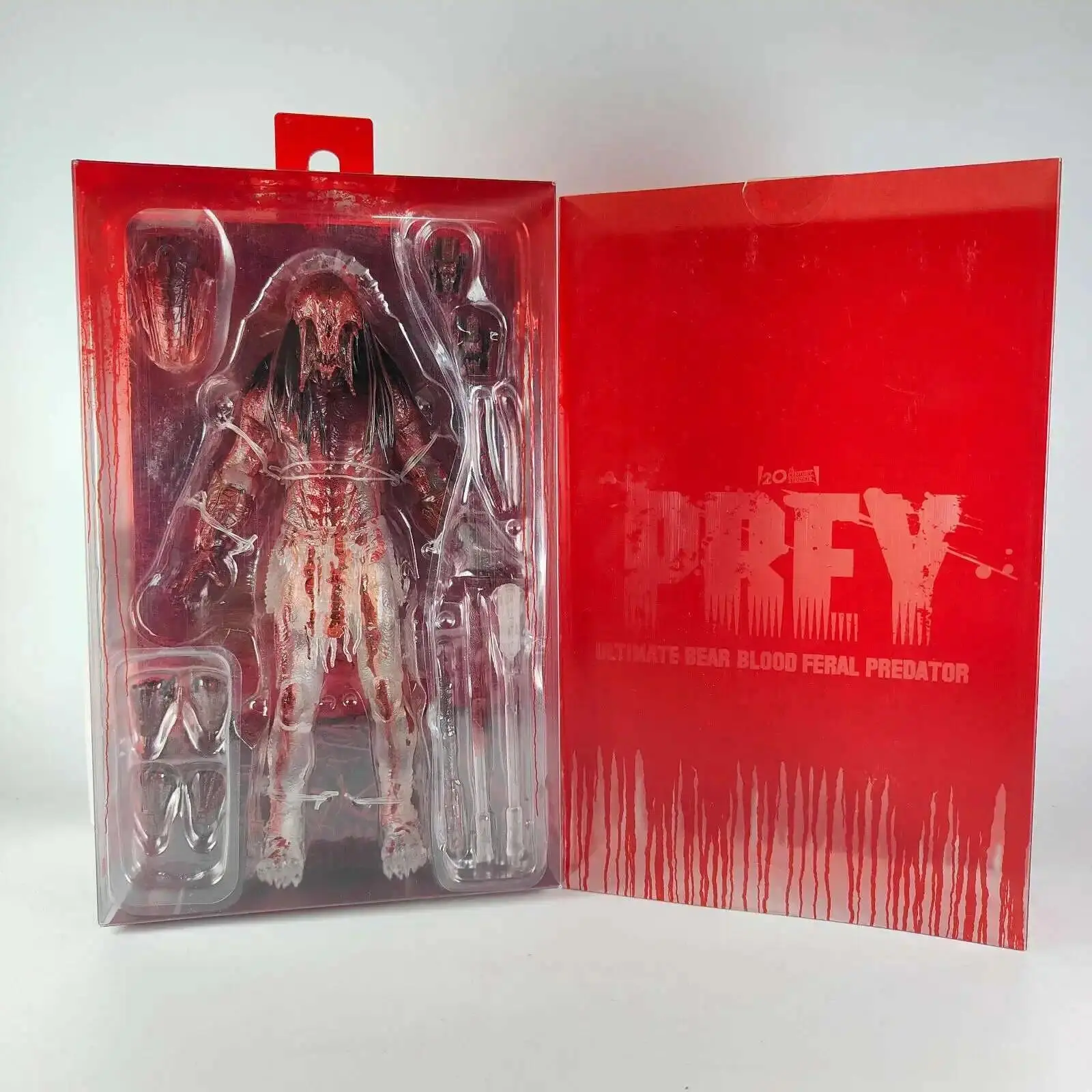 NEW Bear Blood Prey Ultimate Feral Predator Action Figure Model Toys Joint Movable Horror Doll Present For Children