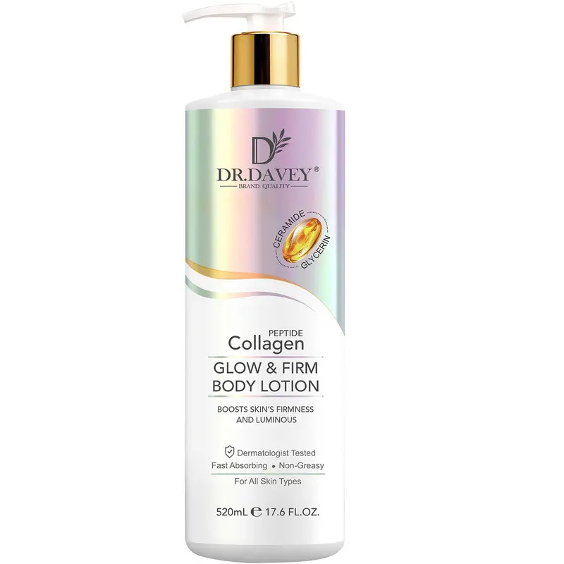 520ml Collagen body lotion Four Seasons Moisturizing and Moisturizing Body Lotion Refreshing, Non greasy, Easy to Absorb, Fragrance Preserving Full Body Moisturizing Lotion Large Capacity for Home Use Hydrating Body Lotion