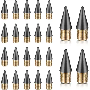 24 count Infinite Pencil Replaceable Refill, Inkless Pencil Replaceable Graphite Nib, Graphite Nib Metal Inkless, Everlasting Pencils   for Writing Drawing Supplies