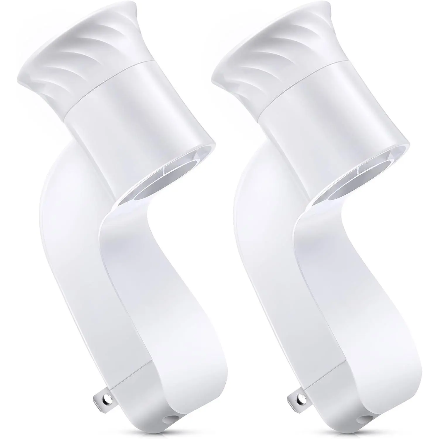2 Pack Wall Fragrance Plug Compatible with Refills, White | Compatible with WallFlower refills, ETL Certified, scent adjustable, rotatable plug