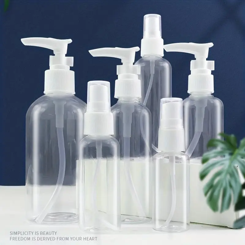 Manual pump dispenser bottle - Reusable pump bottle, suitable for perfumes, essential oils and skin care products