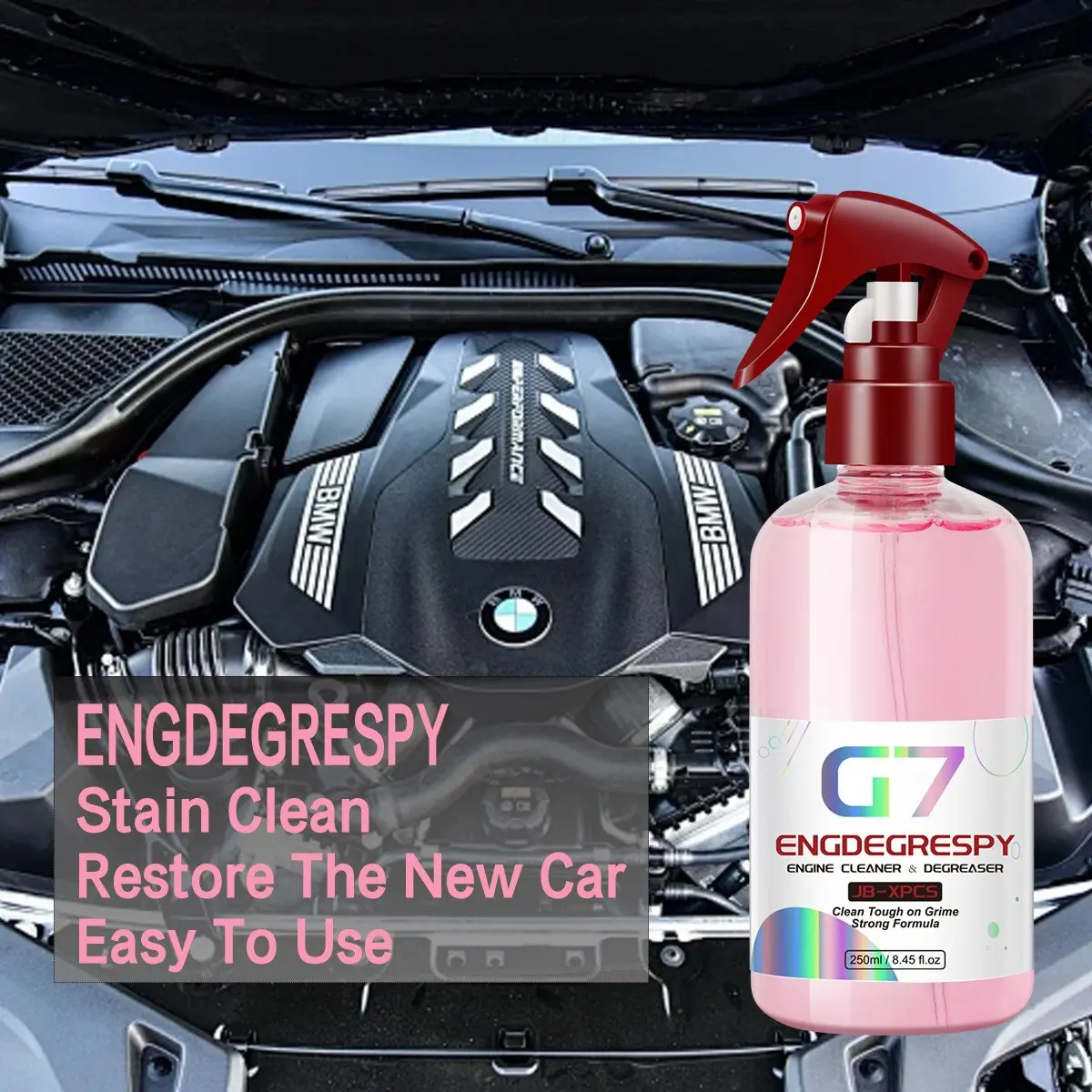 Engine Bay Cleaner Degreaser Rust Preventive Protector, Car Engine Cleaning Agent, Anti-Rust Formula, Essential Automotive Maintenance Tool, Spray, Automobile Engine Cleaner, Diy Engine Cleaning, Heavy Duty Degreaser