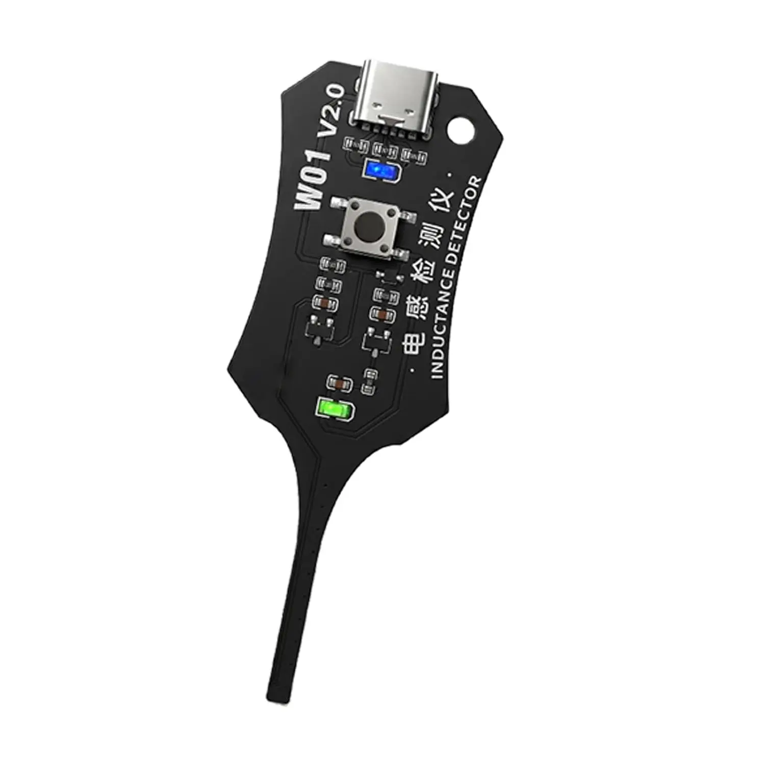 1 x USB-C Inductance Tester - Compact & Portable Accurate Diagnostic Tool for Phone Motherboard Repair, Field Maintenance, Electromagnetic Induction Fault Checks, Electronic Circuit Board Component Testing | Father's Day Gift, 1 X Type-C Inductance Tester