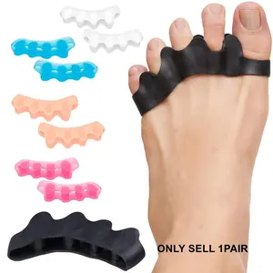 Toe Separators Alignment Lightweight Doctor Recommended Foot Care Pressure Relief Correct Foot and Bunion Pain,Plantar Fasciitis Toe Straightener to Improve Functional Mobility