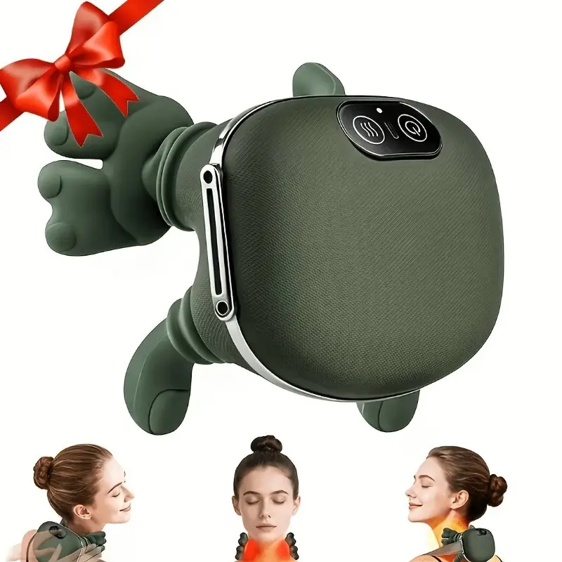 USB Rechargeable Deep Tissue Massager, Claw Portable Acupressure Massager, Neck Back Shoulder Leg Massage, Wireless Heat Therapy, Perfect Gift
