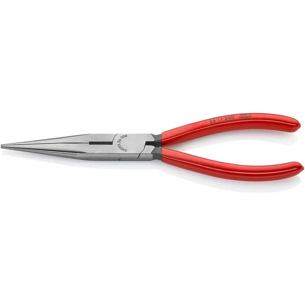 Tools 26 11 200 Long Nose Pliers With Cutter 8-Inch Precision Grade Performance Tools Number 1 Choice Of Tradesman Worldwide Precision Grade Performance Tools