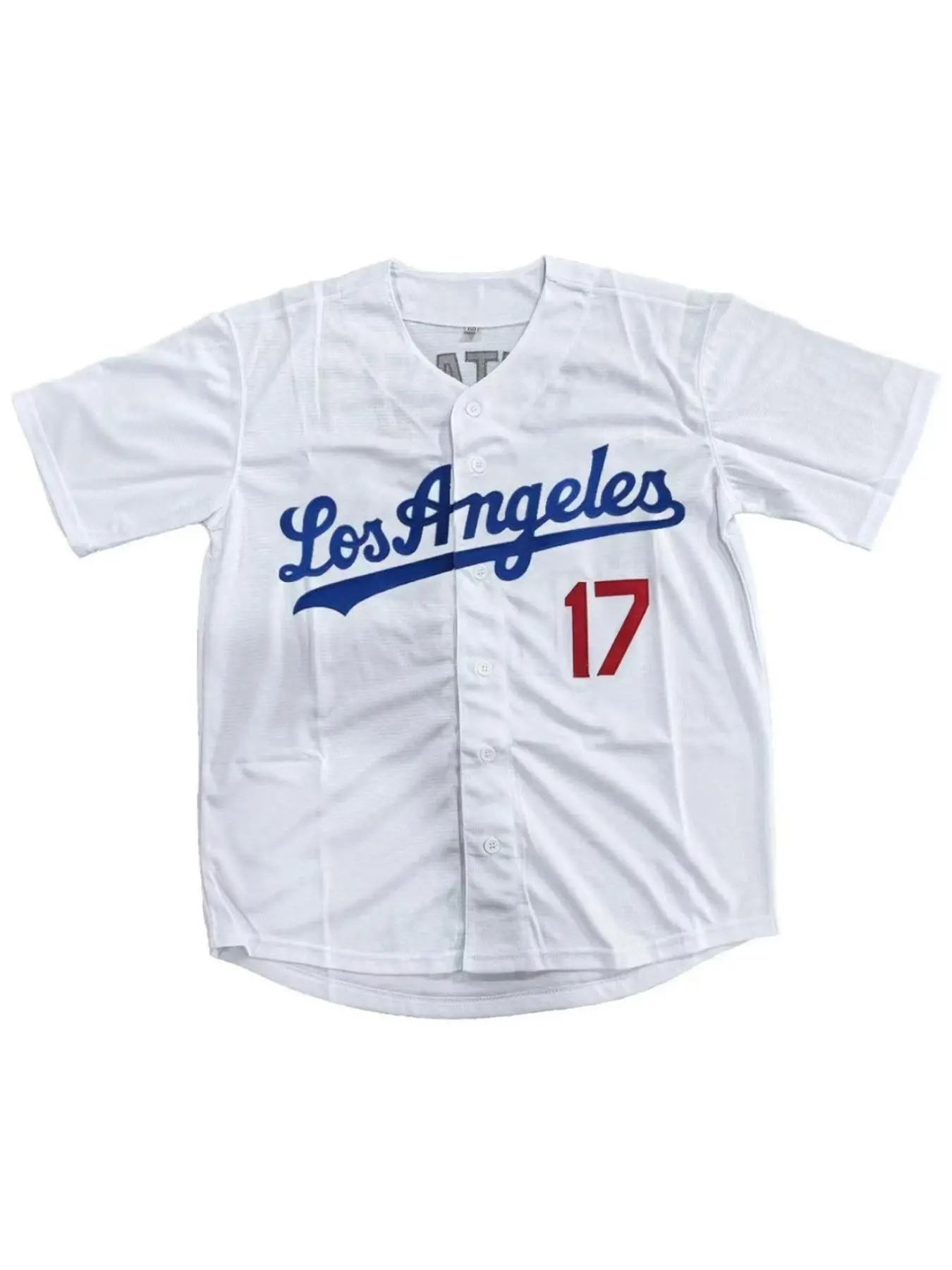 Men's Letter & Figure Embroidered Baseball Jersey, Casual Loose Short Sleeve V Neck Baseball Top for Fall & Winter, Men's Embroidery Sportswear for Training & Competition, Jersey Shirts, Athletic Active Tops