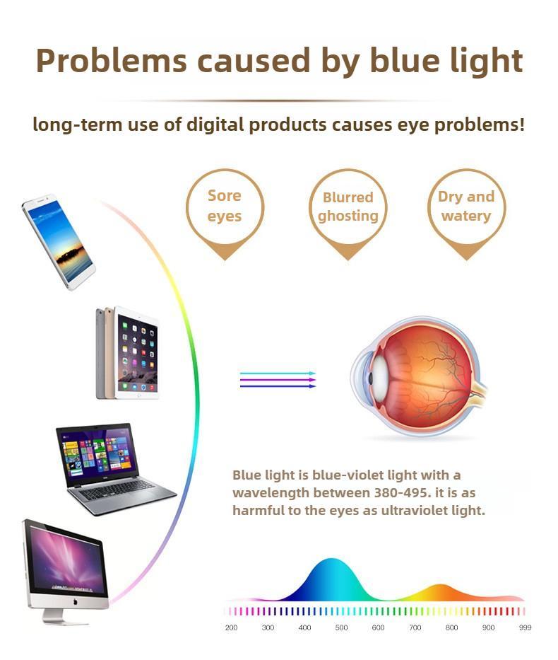 4-Pack Women's Blue Light Blocking Glasses, Anti-Round Face Eyewear Set with 4 Fashion Frame Colors, Internet Celebrity Style Windproof No-Makeup Essential Leopard Pattern Eyeglasses