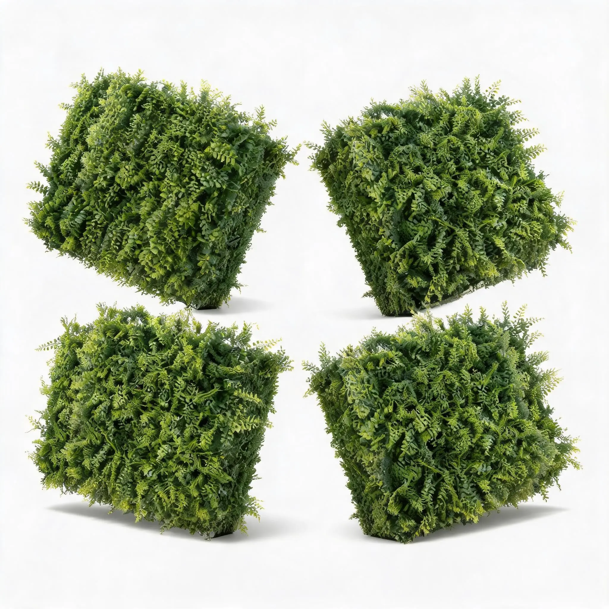 12-Pack PE Material Artificial Grass Wall Panels, 20x20 in Sun-Resistant Greenery Look Backdrop Decor, 33 Sq.Ft Faux Boxwood Hedge Panels for Indoor Outdoor Fence, Garden Decoration