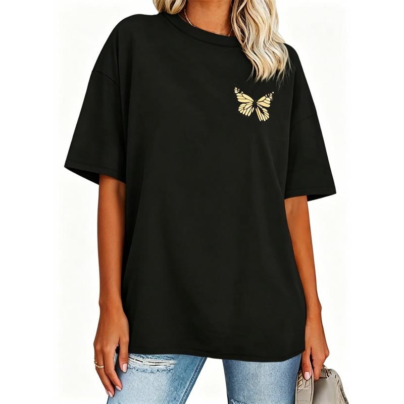 Women's Oversized Gym T Shirts,Short Sleeve Crewneck Tops,Casual Summer,Workout Baggy Basic Tee,Unisex,Summer