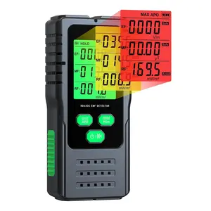 EMF Detector 3-in-1 Electromagnetic  Meter Ideal for Non-Professional Users | AC , AC Electric & Microwave Fields, Handheld EMF Reader, For , Office &  Meters
