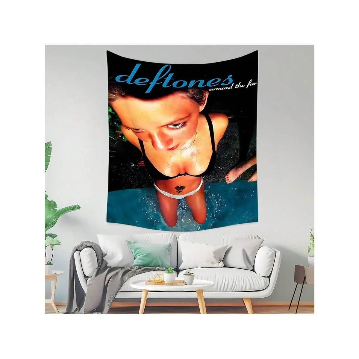 1 Pc Funny Music Album Cover Poster Print - Home Decor Tapestry Banner, Wall Art Decoration for Teen Room, College Dorm Gifts for Birthday Graduation, Artistic