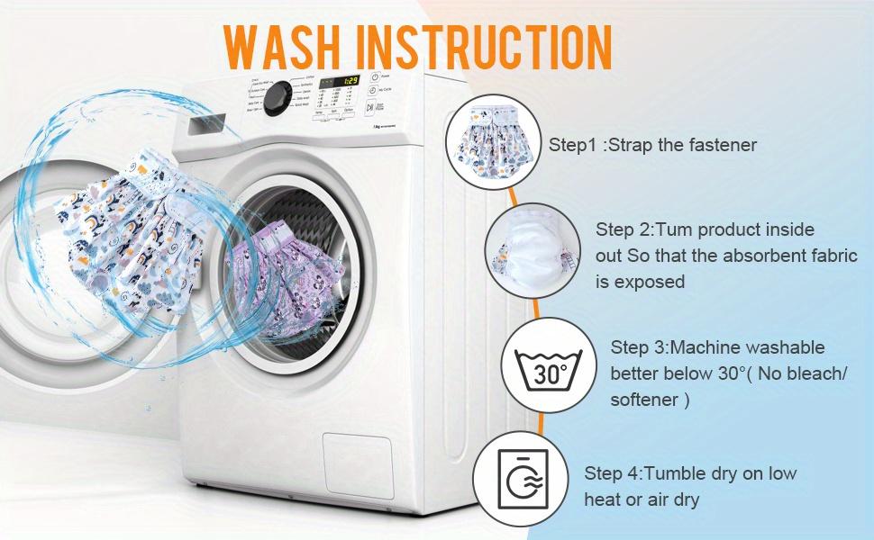 Reusable Washable Female Dog Diapers - High Absorbency and Leak-Proof for Puppies and Adult Dogs - Perfect for House Training and Incontinence