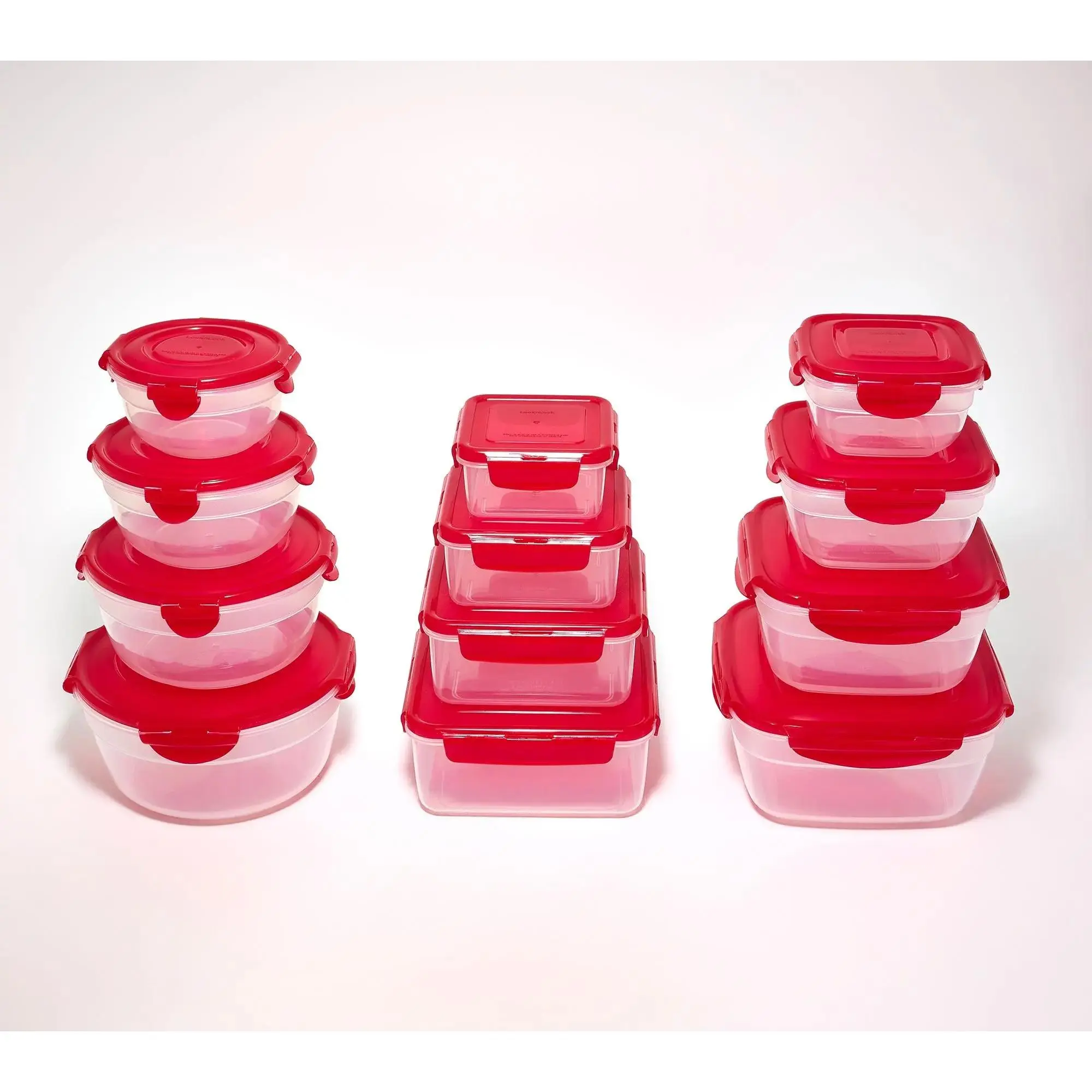 LocknLock 12-pc Nestable Bowl, Square & Zen Storage Set