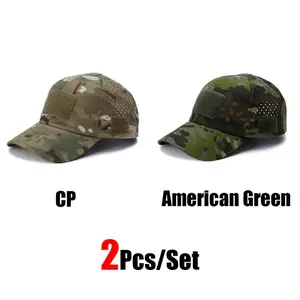Men's 2-Pack Tactical Baseball Caps - Unisex Breathable Mesh Hats with Hook Patch, Black & Navy Blue, Men's Accessories, Outdoor Hiking, Ideal for All-Weather Adventures,summerwins Adjustable Back Strap Patch Blank Cap, Outdoor Sun Protection Trucker