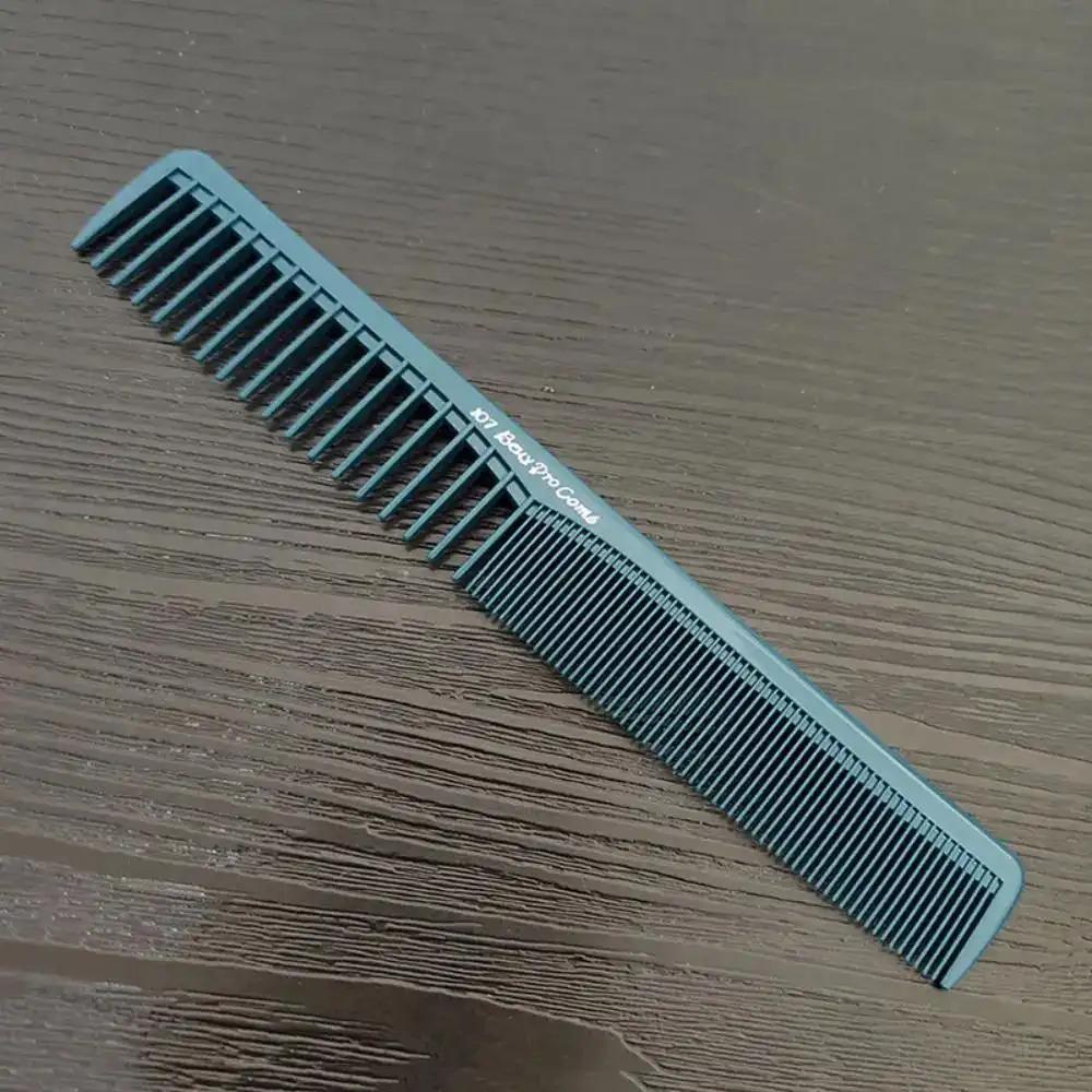 1 Professional Barber Comb |   Wide Tooth, Double-sided Design, Plastic Material, Suitable for Normal Hair Types |   Ideal for Salon and Home Professional Hair Styling