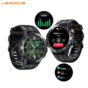 LEADOYS C29 Rugged Wearable Wristwatch, 1.53in HD Touch Screen Smart Watch for Men, 10m Waterproof, 100+Sports Modes, 200+Watch Faces, 24/7 Health Monitor, Bluetooth Fitness Tracker, Outdoor Running Watch